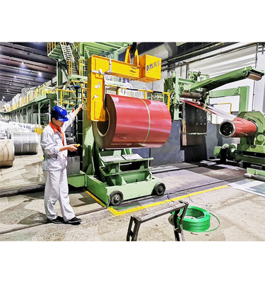 Ppgi/Baustoff/Metall/Tianjin Vormalte Gi-Struktur Zink 100 g Verzinkte Farbbeschichtung Stahlspule zur Herstellung von Behältern