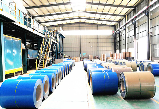 Ppgi/Baustoff/Metall/Tianjin Vormalte Gi-Struktur Zink 100 g Verzinkte Farbbeschichtung Stahlspule zur Herstellung von Behältern
