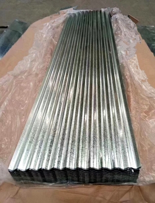 22 Gauge Galvanisiertes Dachblech 1,5 mm Toleranz ± 1% Regelmäßiges Spangle Galvanisiertes Wellstahldachblech Exporteur