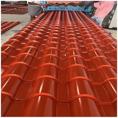 AISI/ASTM/JIS/EN/GB Standard Ppgl Farbbeschichtete Verzinkte Stahldachplatte für individuell angepasste Breite Graufarbdach