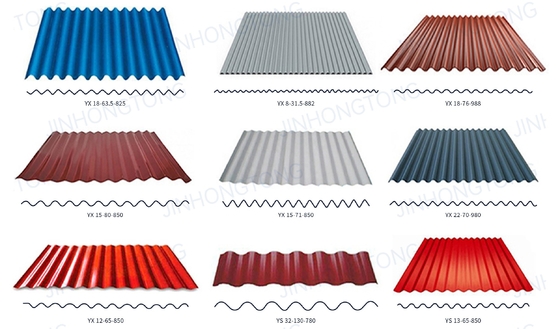 Standard-Seaworth-Verpackung 0,4mm Blaufarb beschichtete Stahlplatte für Ral Farbe kaltgewalzte Spulen Dachplatte Stück Stahldach