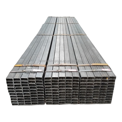 0.6 mm 13 mm Dicke Galvanisiertes Quadratrohr aus Stahl für Ms Rechteckige Hohlschnittsrohr