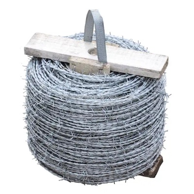 ASTM 6 8 9 10 12 14 18 20 Heißgetränkter galvanisierter Stacheldraht mit Stacheldurchmesser und Kundenanforderungen an Eisendraht