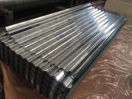 Zink-Dachplatten mit mittlerer Hartheit galvanisiert, gewölbt bei ASTM/AISI/SGCC/CGCC/TDC51DZM/TDC52DTS350GD/TS550GD/DX51D Z