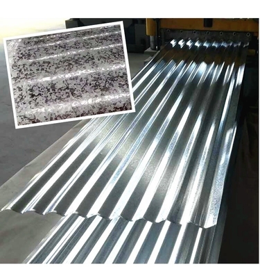 Zink-Dachplatten mit mittlerer Hartheit galvanisiert, gewölbt bei ASTM/AISI/SGCC/CGCC/TDC51DZM/TDC52DTS350GD/TS550GD/DX51D Z