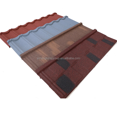 1320*360*0,5mm Verriegelungsteile Farbe Steinbeschichtete Metalldachziegel und Talschachtel für Wohnungsbau