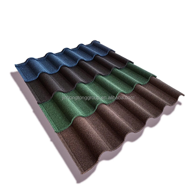 1320*360*0,5mm Verriegelungsteile Farbe Steinbeschichtete Metalldachziegel und Talschachtel für Wohnungsbau