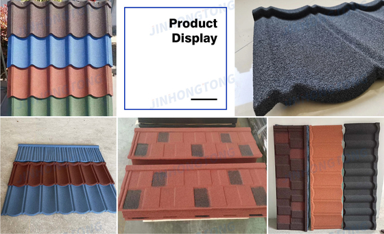 1320*360*0,5mm Verriegelungsteile Farbe Steinbeschichtete Metalldachziegel und Talschachtel für Wohnungsbau