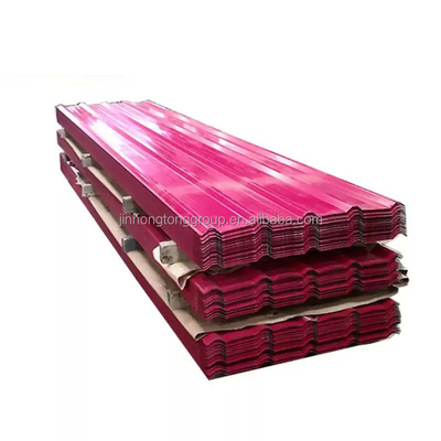 SGCC SGCH Beschichtete Wellstahlplatten Ppgi Ppgl 0,50mm Farbmetallplatten Standard-Schifffahrtverpackung