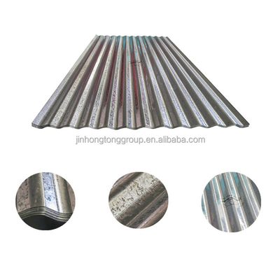 600-1500 mm Breite Galvanisiertes Welldachmetall mit Korrosionsbeständigkeit und ±1% Toleranz