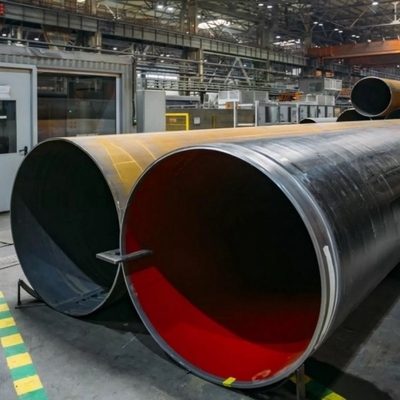 ERW Technik produziert für Kunden 406 mm Durchmesser Kohlenstoffgeschweißtes Stahlrohr