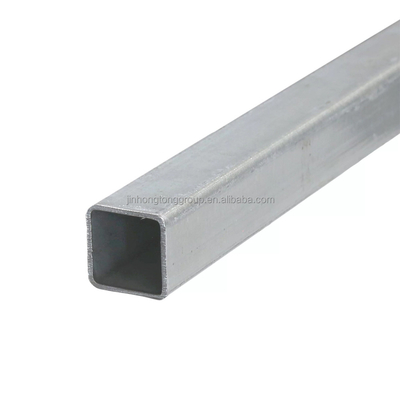 Probe frei verzinktes Quadratrohr Eisenrohr 0,9 mm Gi-Rohr Perforiertes Pulverbeschichtetes Strukturalverzinktes Quadratrohr aus Stahl