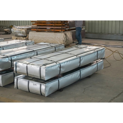 Konstruktionsmaterial Anpassung Dx51d Dx52d Dx53d 600mm-1200mm Walzplatte Stahlplatte Galvalume Dachplatte
