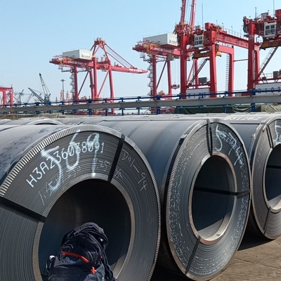 Breite 600-2000mm oder nach Bedarf AiSi ASTM A36 A283 A572 A515 Primär heißgewalztes Stahl in Spulen 12mm 16mm Schwarzes Kohlenstoffstahl Spulen