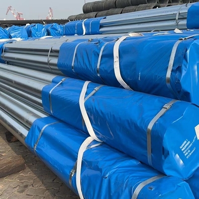 Stahl-Struktur ASTM A36 Q235 Rundverzinktes Stahlrohr mit CE-Zertifikat und Zinkbeschichtung 200-700 g/m2