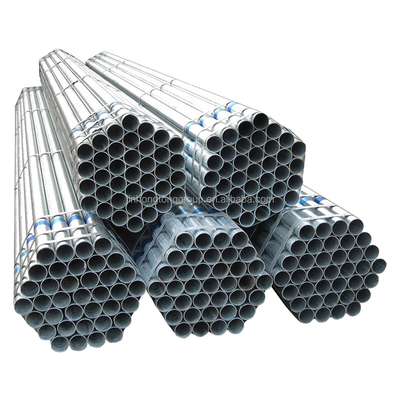 Q235b Heißgetränktes Verzinktes Rundgeschweißtes Stahlrohr 18 Gauge Verzinktes Stahlrohr für Hochtemperaturumgebungen