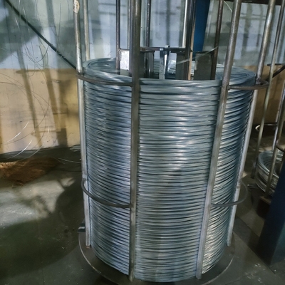 Bwg16 Bwg20 Bwg21 Zaundraht Galvanisierter Niedrigkohlenstoffstahl Galvanisierter Draht zum Binden und Verknüpfen Durchmesser 0,2 mm-8 mm Flachdraht