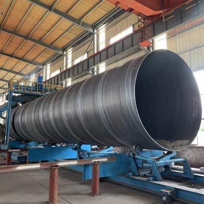 ASTM Standard Warmgewalzte A252 A139 Spirale geschweißte Stahlrohrröhren für Öl und Gas
