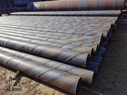 ASTM Standard Warmgewalzte A252 A139 Spirale geschweißte Stahlrohrröhren für Öl und Gas
