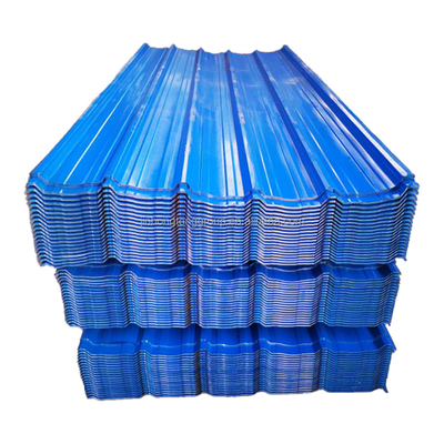 Decken PPGI Farbbeschichtete Eisen-Dachplatte Wellwellenfliesen Dachplatte Dicke 0,12MM-1,2MM Beschichtung Z61-Z90