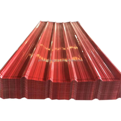 Schneidedienst PPGI Galvanisiertes Dachblech 0,13 0,24 0,3 Dicke Wellbelagerte Dachbleche mit individueller RAL-Farbe