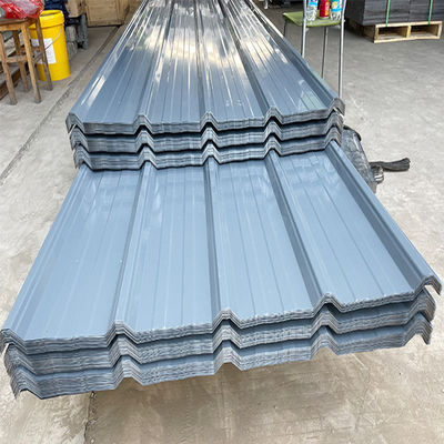 762-899mm Breite WellstahlblechPPGI DX01 DX02 Farbbeschichtete Metalldecke für Gebäude und Werkstätten Strohdach
