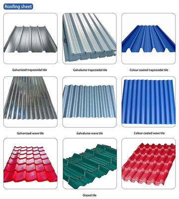1800-2000 mm Länge vorgefärbte galvanisierte Eisendeckenplatte für Metallbaumaterial
