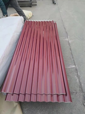 Standardausrüstung Dx51d DX52d Z AZ30 Z275 Verzinkte Stahlplatte Dachplatte Dx53D Z150 24 Gauge 28 Metalldachplatte