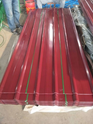 Beste SGCC/CGCC/DX51D Z/Q195-Q345 Vorlackierte Farbbeschichtung PPGI PPGL Wellmetall-Stahl-Dachplatte/Fliese zum Biegen
