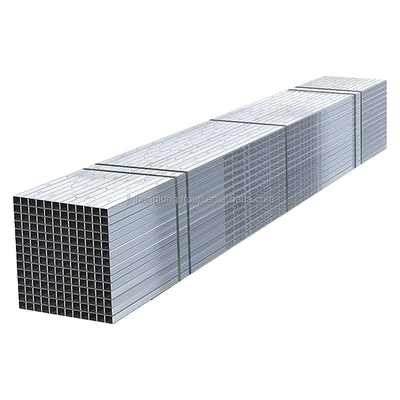 Nichtlegierte Quadratrohrrohr Astm Stahl 200x200 Galvanisiertes Quadrat und Rechteckstahl Plain Bare Technologie kundenspezifisch