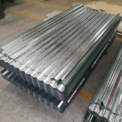 Warmgewürfelte, gewölbte, galvanisierte Stahl-Metall-Dachplatten mit einer Dicke von 0,12 bis 1,0 mm und einer ZINK-Beschichtung von 40 bis 275 g/m2