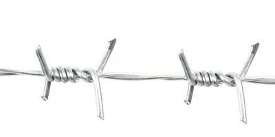 1.4mm-2.6mm Kreuz Rasierer Galvanisierter Stacheldraht Farm Zaun 500M 20Kg pro Rolle Rasierer Typ Drahtmessung 1.4mm-2.6mm