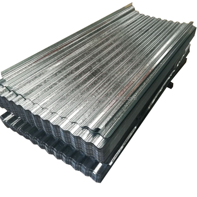 Zero Spangle 28 / 26 / 24 Gauge Galvanisiertes Welldach für Ihre Anforderungen ± 1% Toleranz Breite 600-1250mm