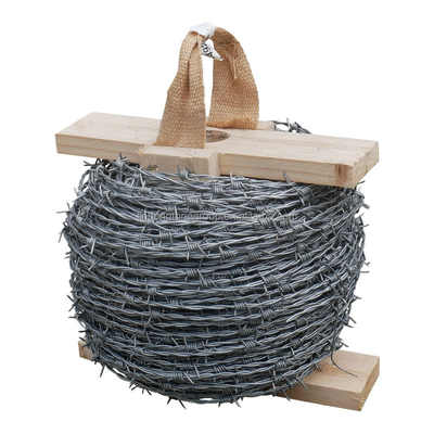 15.5 Gauge 1,7 mm Dicke Hot Dip Galvanized Stahl Stacheldraht Spirale 60ft Rasierer Typ Kreuz Rasierer 2-Punkte