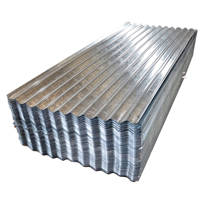 Zero Spangle 28 / 26 / 24 Gauge Galvanisiertes Welldach für Ihre Anforderungen ± 1% Toleranz Breite 600-1250mm