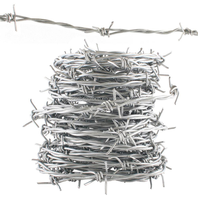 1.4mm-2.6mm Drahtweite Verzinktes Stacheldrahtgewebe für individuelle Anforderungen