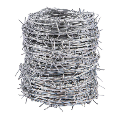 1.4mm-2.6mm Drahtweite Verzinktes Stacheldrahtgewebe für individuelle Anforderungen