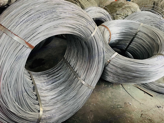 350-550N/mm2 Zugfestigkeit 0,7mm 0,8mm 1,2mm 1,6mm 1,8mm 2mm Durchmesser Hot Dip Galvanized Mild Steel MS GI Draht für Mesh