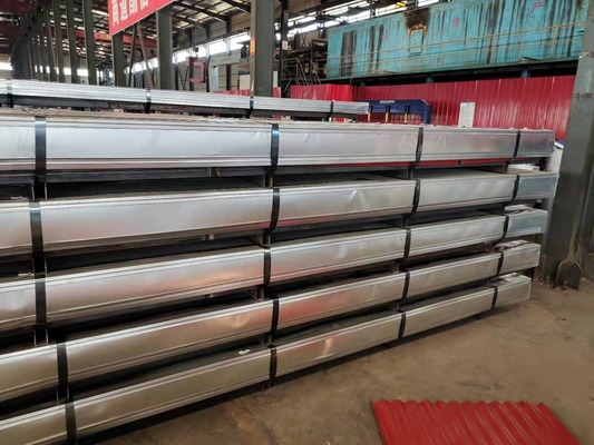 Verzinktes Zink-Aluminium-Eisen-Dachblech 28 Gauge Gi Wellstahl-Dachblech Metall-Grad Verzinkte Stahlspule am besten