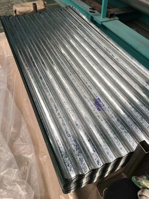 Budgetfreundliche gebogene Metalldachplatten Zinkverzinktes Wellstahl und Altverzinkte Dachplatten