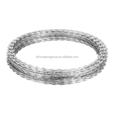 7.5cm-15cm Barb Abstand Edelstahl Stacheldraht Spirale für den Straßenschutz BTO10 BTO22 BTO30 CBT60 CBT65