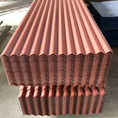 Dicke 0,2 4 mm Farbbeschichtet 4ft x 8ft Wellverzinktes Stahlblech für das Dach SGCC/CGCC/DX51D Z/Q195-Q345