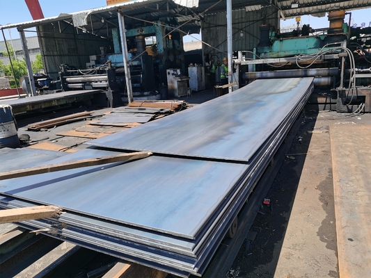 Nichtlegiertes Stahlblech, warmgewalzte Stahlplatten für die Herstellung von Metallteilen nach ISO9001-Zertifizierung