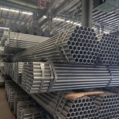 Konstruktionsstruktur Astm S235 48,3 mm Verzinktes Stahlrundrohr mit 12 M Länge