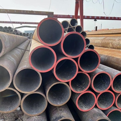 Spezielle Dicke 6m Länge ASTM A53 nahtlose Rohr aus Kohlenstoffstahl P235GH Rohrleitung Ende Bevel Schwarz gestrichen 4''Stahlrohre