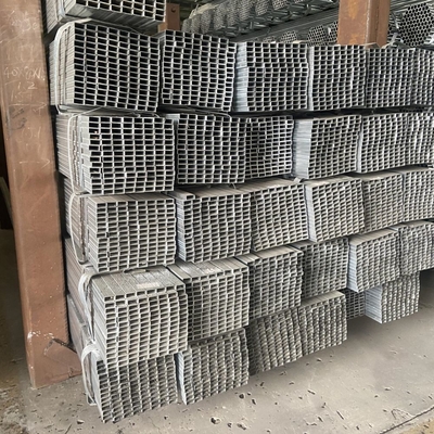 12 M Länge Hot Dip Galvanized Gi Quadratrohr Rechteckrohr für den Bau Decoiling Verarbeitung Service Länge Decoiling