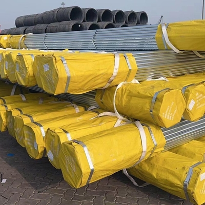 Hot-Dip Galvanized Q195/Q215/Q235/Q345/SS400 Rundstahlrohr ASTM A106 Sch 40 ERW GI-Rohr für die Rechnungsstellung nach tatsächlichem Gewicht