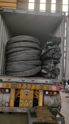 Chinesische Herstellung HRB400 HRB500 ASTM A615 Stufe 60 Verstärkte verformte Stahlstange mit 6M 8M 10M 12M Höchstlänge