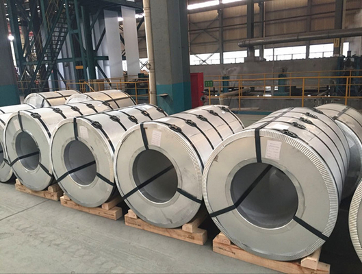 DX52D AZ 20/30/40/60/80/120/160/180 Aluzinz-beschichtete Galvalum-Stahlspule mit nicht geölter Oberfläche und 55% Aluminiumgehalt