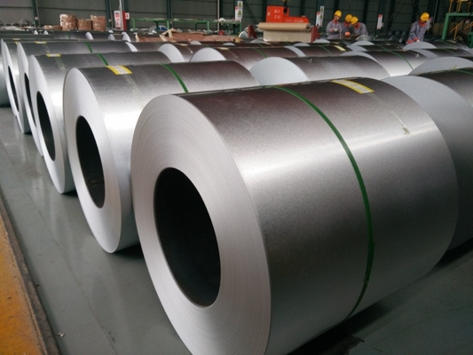 Primär vorgefärbte galvanisierte Stahlspule 0,25 mm-3 mm mit weichen Hautpass und High Gi-Spule Dx51d G90 Z60 heißgetränkt galvanisiert